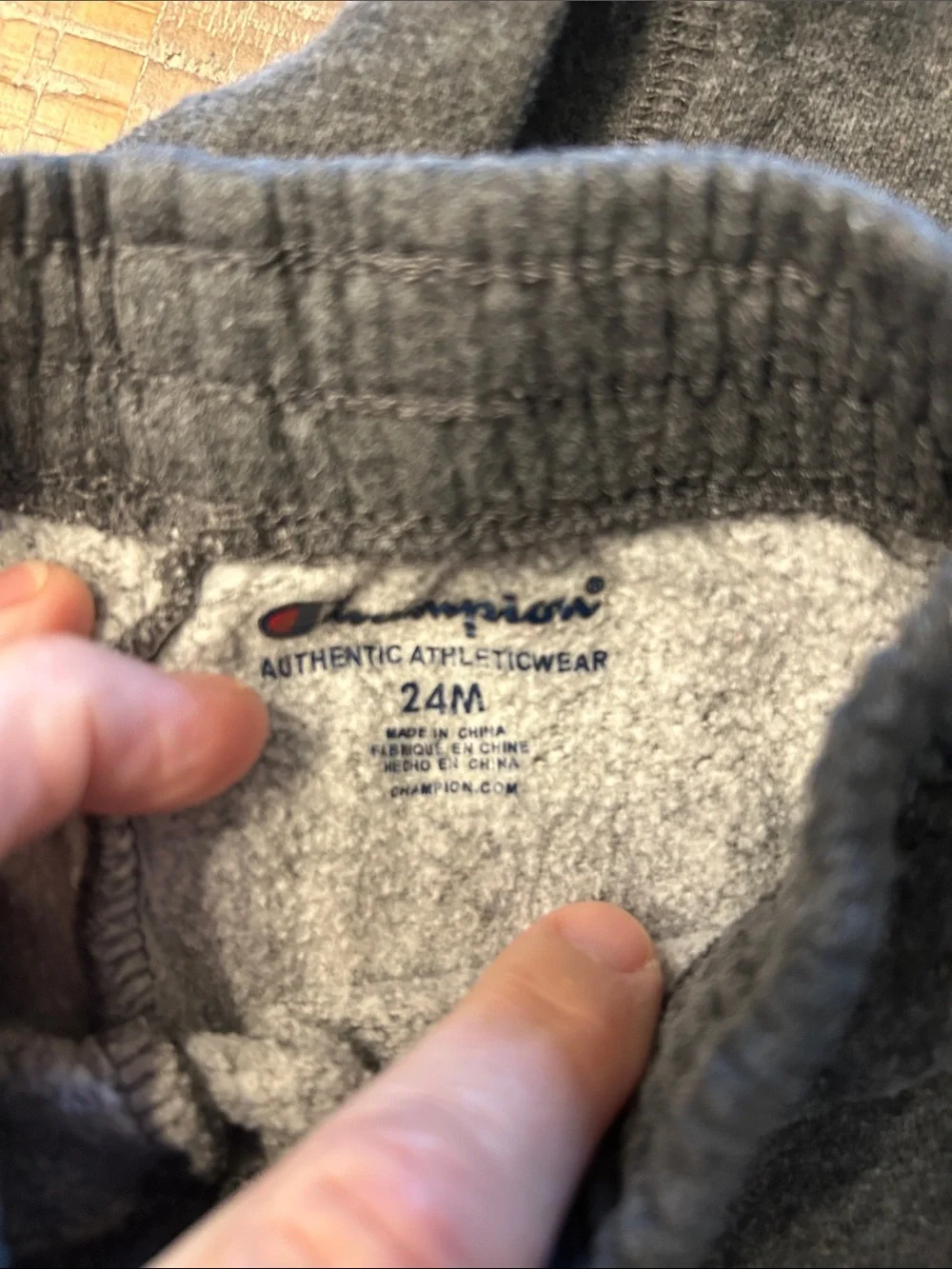 Champion Kids Charcoal Gray Sweatshirt & Joggers Set